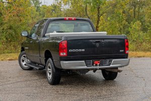 Dodge Ram 2500 Running Boards - Rough Country - HD2 Aluminum - Black - '03-'10